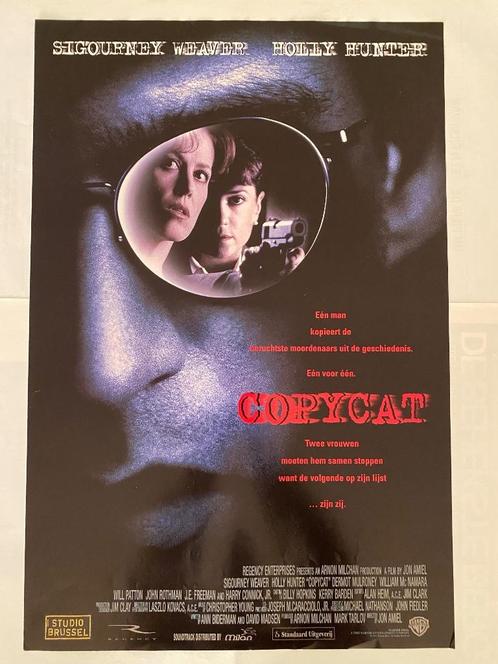 Filmaffiche COPYCAT Sigourney Weaver, Verzamelen, Film en Tv, Zo goed als nieuw, Film, Poster, Verzenden
