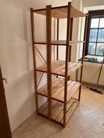 Houten(dubbel) en of metalen opbergrek, Ophalen, Zo goed als nieuw