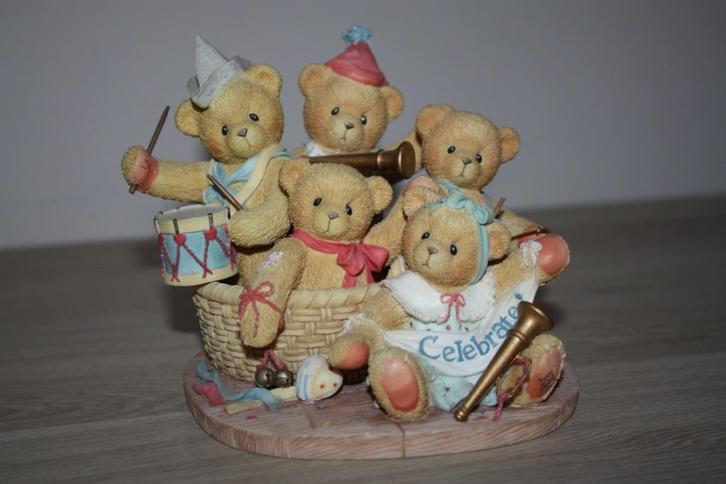 Limited to year of production , Cherished Teddies , 1996, Collections, Ours & Peluches, Comme neuf, Statue, Cherished Teddies
