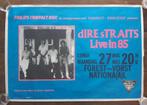 Vintage poster/affiche Dire Straits Vorst Nationaal 1985, Verzamelen, Posters, Gebruikt, Deurposter of groter, Rechthoekig Liggend