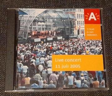 Cd live concert 11 juli 2005, groenplaats Antwerpen 