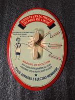 Reclame zandloper 1950's Mevrouw Reddie Kilowatt zandloper, Ophalen of Verzenden, Gebruikt, Reclamebord