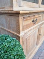 Buffet/vitrine en chêne LIVRAISON GRATUITE, 25 à 50 cm, Avec tablette(s), Comme neuf, Enlèvement