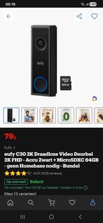 Sonnette vidéo EUFY C30 2K, Maison & Meubles, Sonnettes, Enlèvement, Neuf