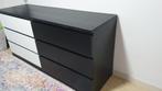 Malm ikea ladenkast zwart wit, Huis en Inrichting, 5 laden of meer, Ophalen, Zo goed als nieuw