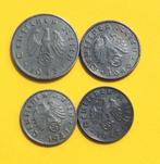 Monnaie du 3ième Reich, 10,5,1 Ph 1940-41-42 8,5 le lot, Verzenden, Landmacht