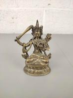 Bronzen Boeddha beeldje  Manjushri, Antiek en Kunst, Kunst | Niet-Westerse kunst, Ophalen of Verzenden