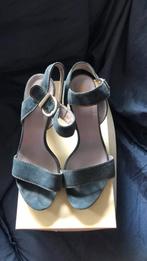 Sandales 1001 pattes daim bleu 39 talons bois 10 cm, Vêtements | Femmes, Comme neuf