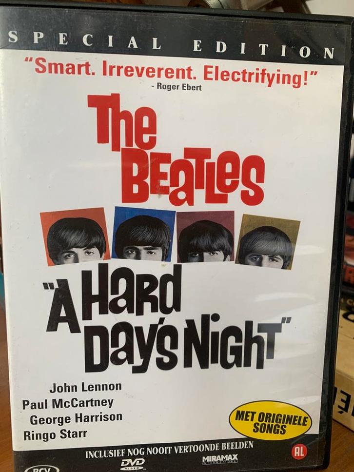 A Hard Day's Night, Cd's en Dvd's, Dvd's | Klassiekers, Zo goed als nieuw, Ophalen of Verzenden