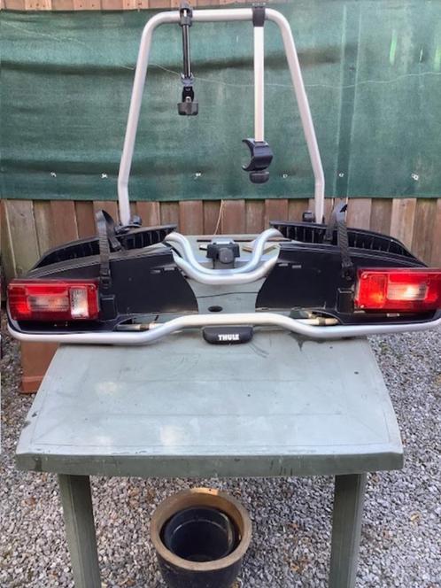 fietsendrager Thule  voor 2 e bike draagvermogen max 60 kgr, Auto diversen, Fietsendragers, Gebruikt, Trekhaakdrager, Elektrische fiets