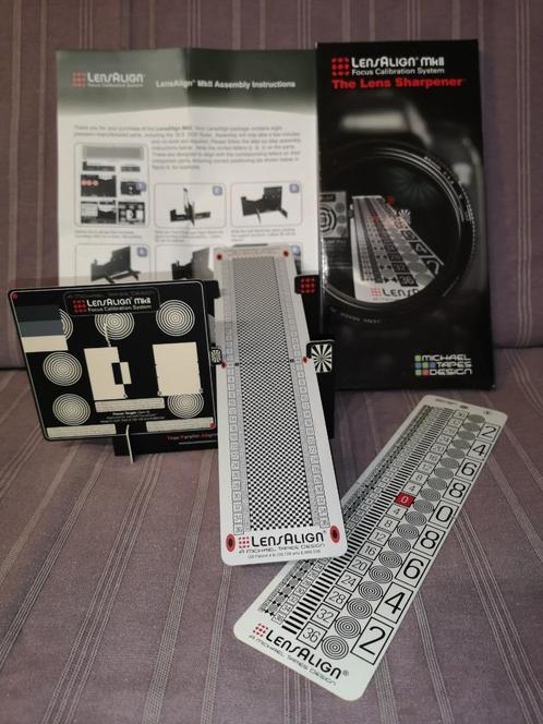 Mire de calibration photo – Lens Align, TV, Hi-fi & Vidéo, Photo | Trépieds & Rotules, Comme neuf, Autres types, 150 à 175 cm
