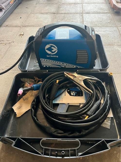 Sol welding Tig las apparaat laspost tig complete set nieuw, Bricolage & Construction, Outillage | Soudeuses, Comme neuf, Tig