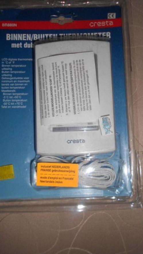 BINNEN EN BUITEN TERMOMETER NIEUW, Huis en Inrichting, Woonaccessoires | Thermometers, Nieuw, Buitenthermometer, Ophalen of Verzenden