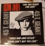 LP	Elton John	Maxi Single Are you ready for me, Verzenden, Gebruikt, Poprock