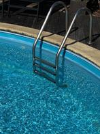 Inox ladder inbouwzwembad, Ophalen, Zo goed als nieuw, Ladder