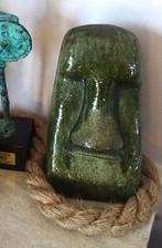 Superbe et rare: visage Moaï, Ile de Pâques. Fait main, Enlèvement ou Envoi