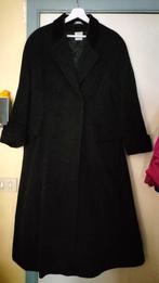 Laura Ashley, geweldige mooie lange diepzwarte wollen mantel, Enlèvement ou Envoi