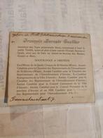 GARDE CIVIQUE, RECTO VERSO KAART, Ophalen of Verzenden