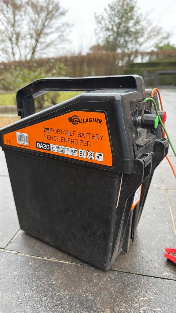 Gallagher schrikdraad apparaat mobiel, Dieren en Toebehoren, Paarden en Pony's | Overige Paardenspullen, Zo goed als nieuw, Ophalen of Verzenden