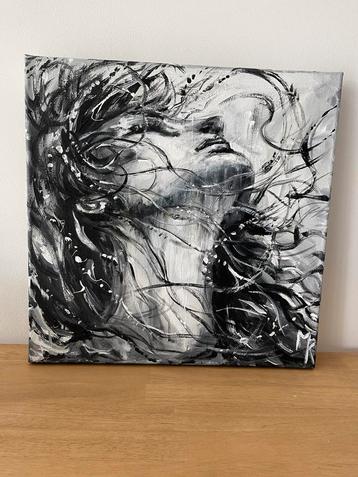 Modern expressief schikderij Mk Art beschikbaar voor biedingen