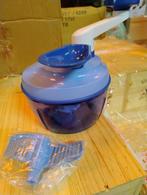 tupperware blauwe quick chef met toebehoren, Ophalen of Verzenden, Gebruikt, Blauw