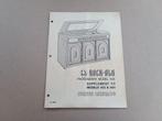 Parts Catalogus Rock-Ola 447 (1973) jukebox, Verzamelen, Automaten | Jukeboxen, Verzenden