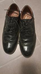 Zwart lederen HERENSCHOENEN, Ophalen, Zwart