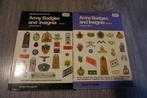 boek oorlog army badges and insignia, Ophalen of Verzenden