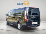Ford Tourneo Custom 2.0 TDCi L2H1 Titanium, Auto's, Voorwielaandrijving, 4 cilinders, Zwart, Leder