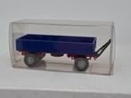 remorque agricole - Wiking 1/87, Hobby & Loisirs créatifs, Voitures miniatures | 1:87, Enlèvement ou Envoi, Comme neuf, Grue, Tracteur ou Agricole