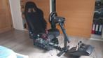 Racing sim met Logitech G29, pedalen, shifter & handrem, Enlèvement, Comme neuf