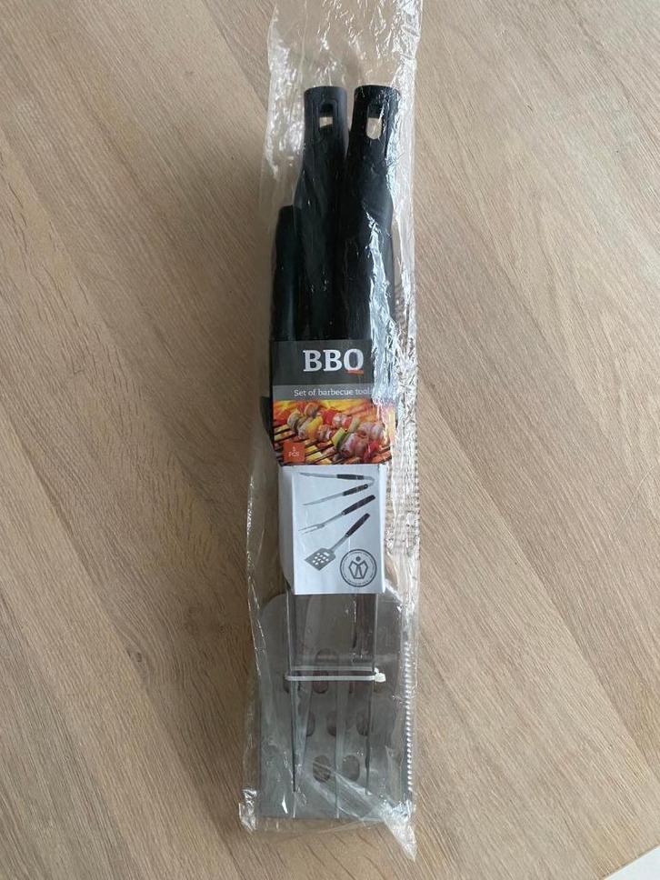 BBQ tools / set 3 stuks, Tuin en Terras, Barbecue-accessoires, Nieuw, Ophalen of Verzenden