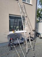 Aluminium plooiladder, Doe-het-zelf en Bouw, Ladders en Trappen, Ophalen, Gebruikt, Ladder, Opvouwbaar of Inschuifbaar