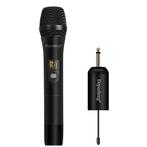 Système de microphone sans fil UHF Microphone LED portable, Enlèvement ou Envoi, Comme neuf, Micro pour instrument, Sans fil