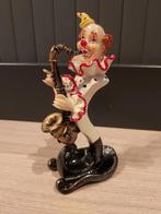 Beeldje clown met saxofoon, Collections, Statues & Figurines, Humain, Enlèvement, Neuf