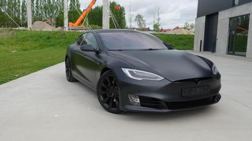 Tesla Model S Long Range Raven 21" carbon *Full Black*, Auto's, Tesla, Bedrijf, Te koop, Model S, 360° camera, 4x4, ABS, Achteruitrijcamera