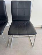 Stoelen 4 stuks, Huis en Inrichting, Stoelen, Ophalen of Verzenden, Gebruikt, Zwart, Vier
