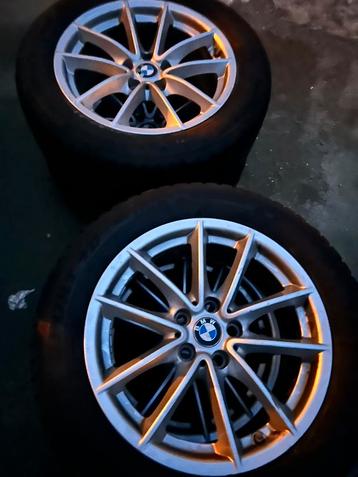 17 inch originele BMW 5 Serie velgen + A merk Winter  beschikbaar voor biedingen