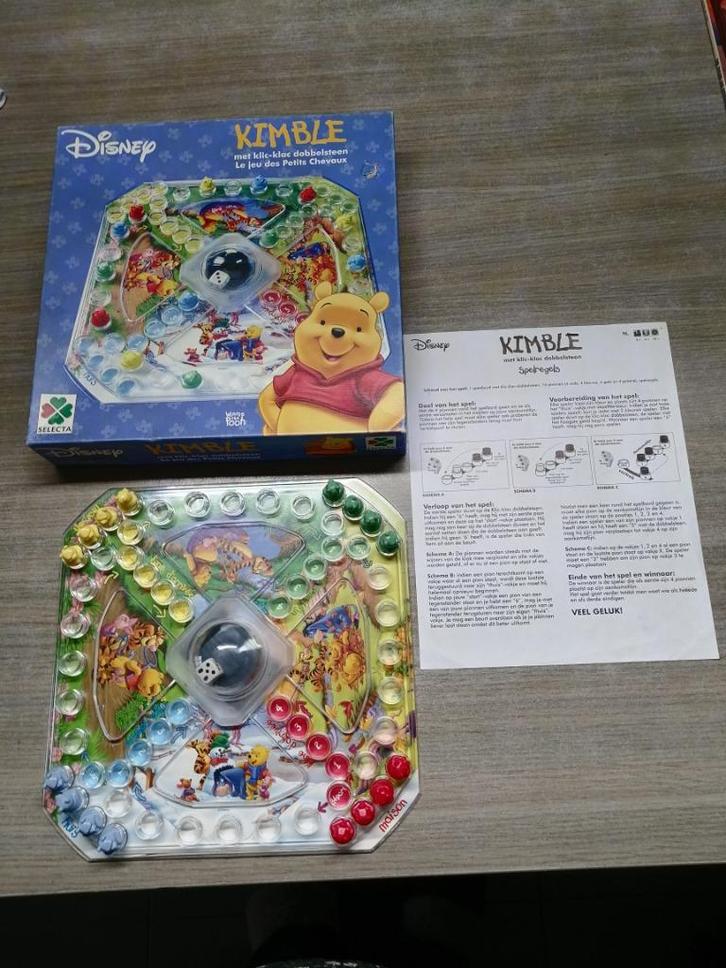 kimble winnie the pooh, Hobby en Vrije tijd, Gezelschapsspellen | Bordspellen, Gebruikt, Ophalen of Verzenden