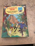 Vintage puzzel Tintin/Kuifje, Plus de 50 pièces, Utilisé, Enlèvement ou Envoi
