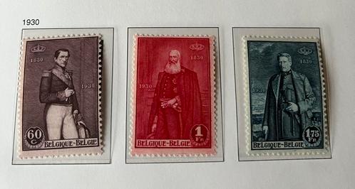 Belgischepostzegels1930 –100 jaar BelgischeOnafhankelijkheid, Postzegels en Munten, Postzegels | Nederland, Postfris, Ophalen of Verzenden