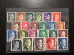 Third Reich “Hitler Head” stamp series, Verzenden, Overige periodes, Gestempeld