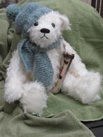 Handgemaakte witte teddybeer SNOWY BEAR 45 cm, Verzamelen, Beren en Cherished Teddies, Ophalen of Verzenden, Nieuw, Stoffen beer