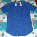 S small hemd korte mouwen fel blauw als nieuw Angelo Litrico, Kleding | Heren, Overhemden, Blauw, Ophalen of Verzenden, Zo goed als nieuw