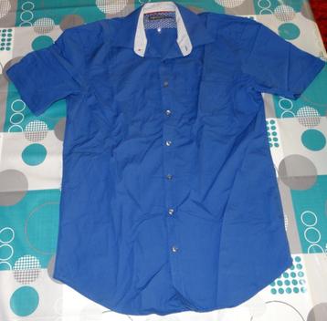 S small hemd korte mouwen fel blauw als nieuw Angelo Litrico beschikbaar voor biedingen