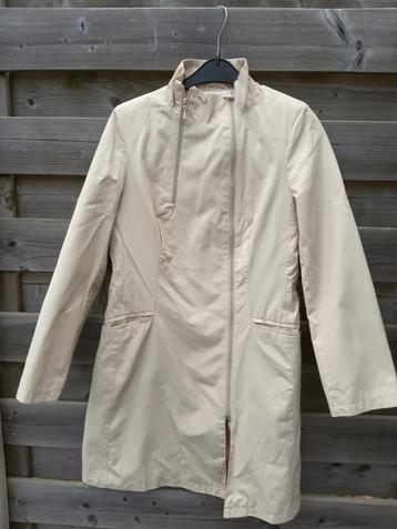 Lange jas dames Cambridge maat36 beige jas regenjas geen kap beschikbaar voor biedingen