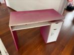 Bureau pour étudiant fuschia/emplacement clavier. Bon état !, Ophalen, Gebruikt, Bureau