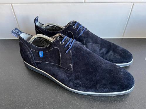 Floris van Bommel herenschoenen maat 10 / 44 H, Kleding | Heren, Schoenen, Zo goed als nieuw, Sneakers, Blauw, Ophalen of Verzenden