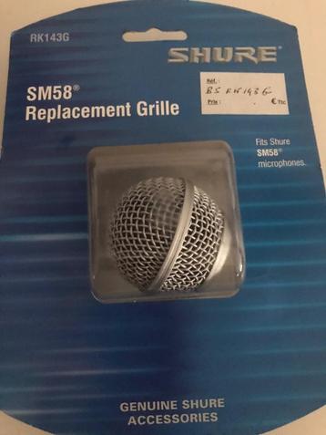 A vendre grille SM 58 neuf, Enlèvement, Neuf, Micro chant