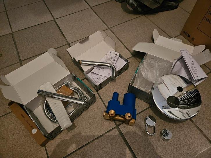 Paffoni inbouwkraan bad met handdouche NIEUW, Doe-het-zelf en Bouw, Sanitair, Nieuw, Bad, Ophalen of Verzenden